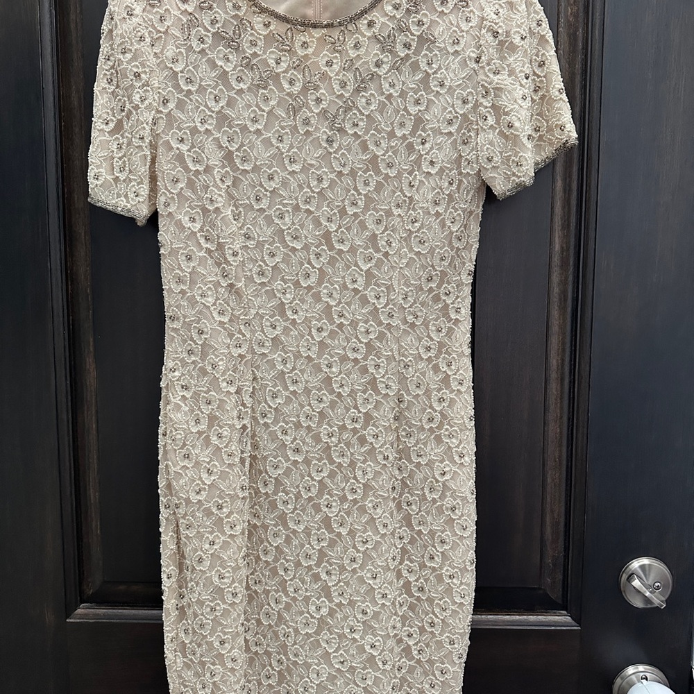 Stenay Cream Lace Mini Dress